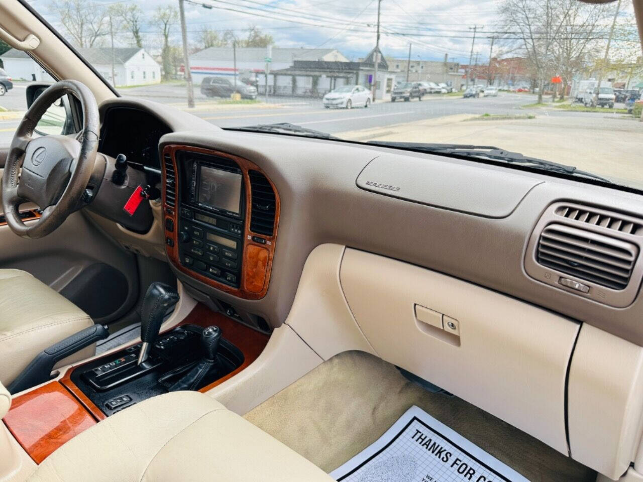 1999 Lexus LX 470 for sale at American Dream Motors in Winchester, VA