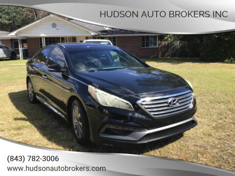 2015 Hyundai Sonata for sale at HUDSON AUTO BROKERS INC in Walterboro SC