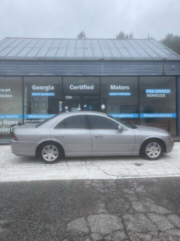 2002 Lincoln LS for sale at Georgia Certified Motors in Stockbridge GA