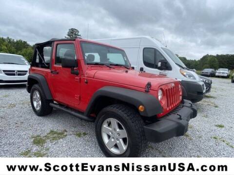 2016 Jeep Wrangler for sale at Scott Evans Nissan in Carrollton GA