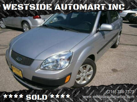 2009 Kia Rio for sale at WESTSIDE AUTOMART INC in Cleveland OH