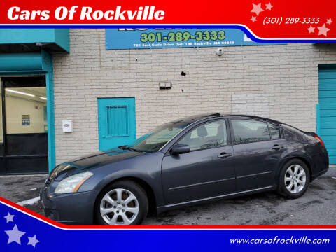 2008 Nissan Maxima for sale at Cars Of Rockville in Rockville MD
