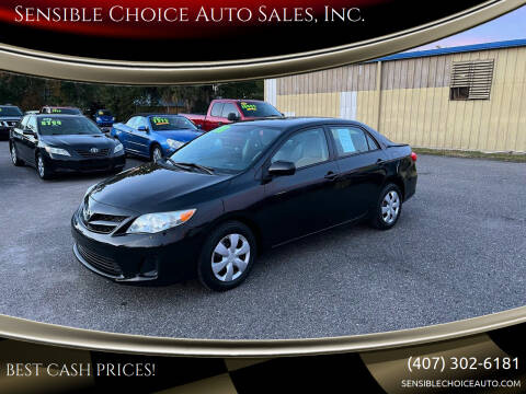 2013 Toyota Corolla for sale at Sensible Choice Auto Sales, Inc. in Longwood FL