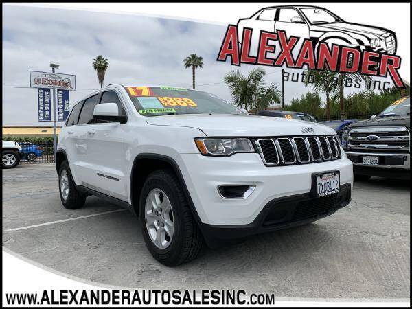2017 Jeep Grand Cherokee for sale at Alexander Auto Sales Inc in Whittier CA