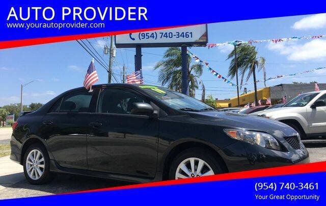2010 Toyota Corolla for sale at AUTO PROVIDER in Fort Lauderdale FL