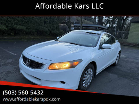 2008 Honda Accord for sale at Affordable Kars LLC in Portland OR