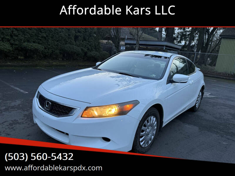 2008 Honda Accord for sale at Affordable Kars LLC in Portland OR