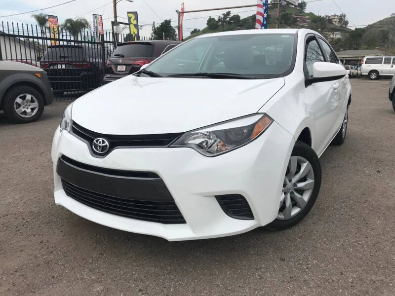 2016 Toyota Corolla for sale at Vtek Motorsports in El Cajon CA