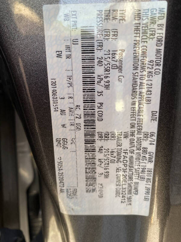 2014 Ford Focus SE
