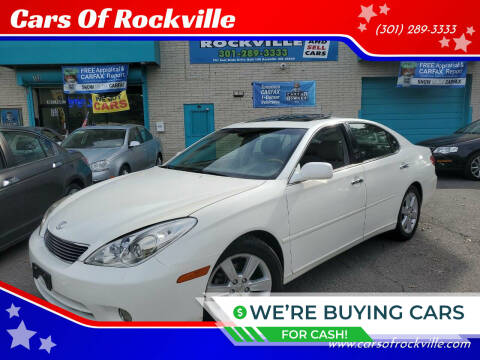 2005 Lexus ES 330 for sale at Cars Of Rockville in Rockville MD