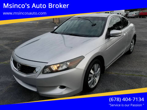 2010 Honda Accord for sale at Msinco's Auto Broker in Snellville GA