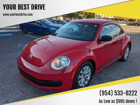 2015 Volkswagen Beetle for sale at YOUR BEST DRIVE in Oakland Park FL