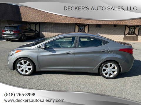 2013 Hyundai Elantra for sale at Decker's Auto Sales, LLC in Schenectady NY