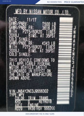 2018 Nissan Armada Platinum