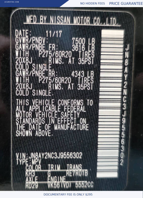 2018 Nissan Armada Platinum