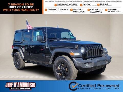 2020 Jeep Wrangler Unlimited for sale at Jeff D'Ambrosio Auto Group in Downingtown PA