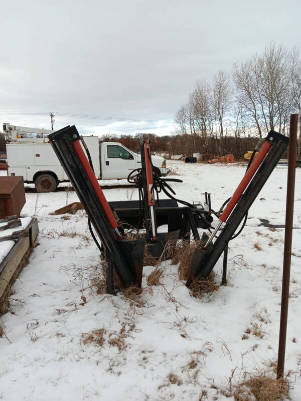 Homemade Tree Spade for skid steer