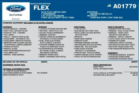 2018 Ford Flex Limited