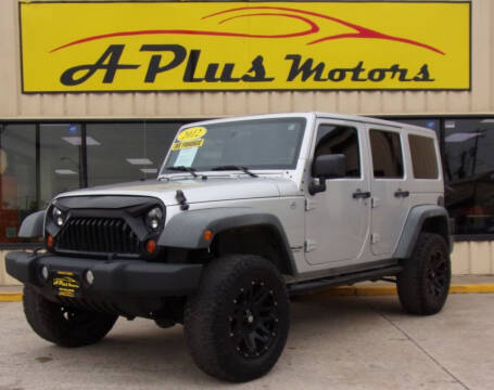 Jeep Wrangler Unlimited For Sale in Oklahoma City, OK - A Plus Motors Jeep Wrangler Unlimited For Sale in Oklahoma City, OK - A Plus Motors