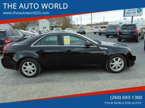 2009 Cadillac CTS for sale at THE AUTO WORLD in Churubusco IN