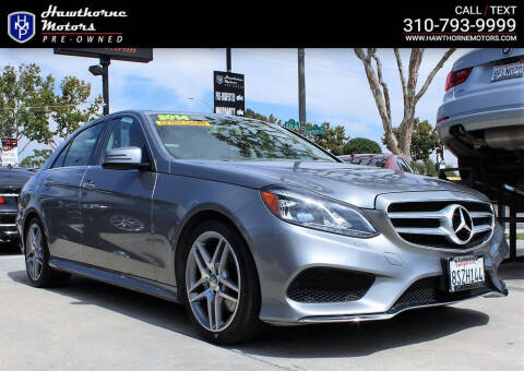2014 Mercedes-Benz E-Class for sale at Hawthorne Motors Pre-Owned in Lawndale CA