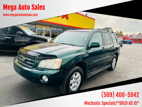 2003 Toyota Highlander for sale at Mega Auto Sales in Wenatchee WA