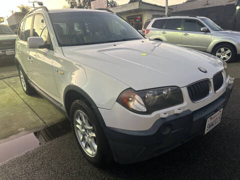 2004 BMW X3 for sale at LUCKY MTRS in Pomona CA