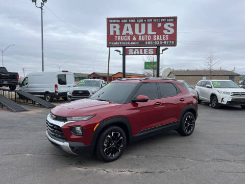 2021 Chevrolet TrailBlazer for sale at RAUL'S TRUCK & AUTO SALES, INC in Oklahoma City OK