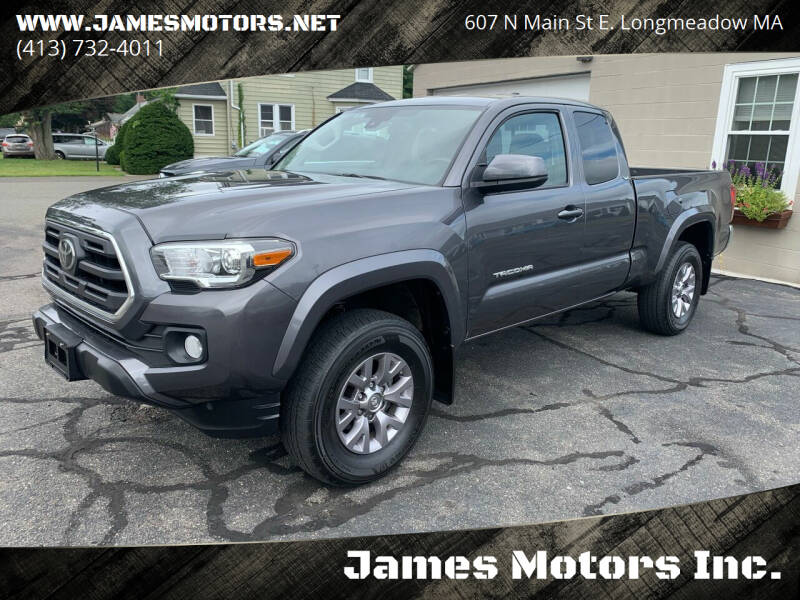 2018 Toyota Tacoma for sale at James Motors Inc. in East Longmeadow MA