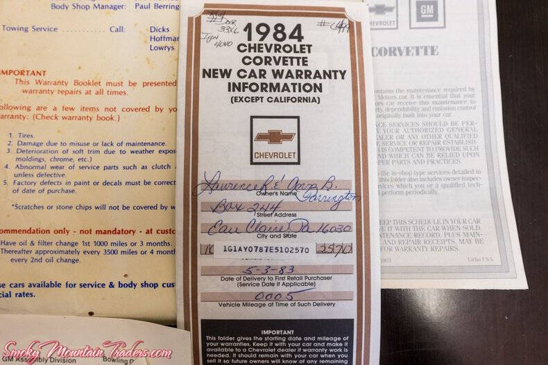 1984 Chevrolet Corvette