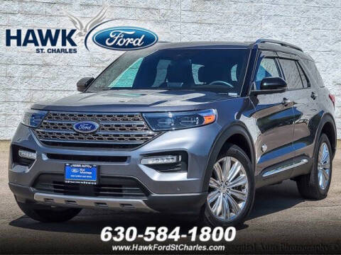 2022 Ford Explorer for sale at Hawk Ford of St. Charles in Saint Charles IL