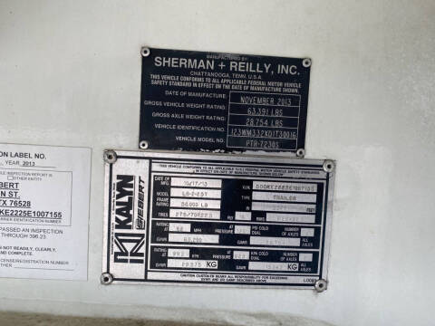 2014 Sherman Reilly PTR-7230S