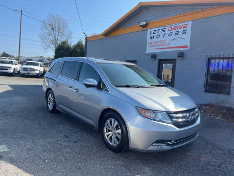 2016 Honda Odyssey for sale at Let's Drive Motors in Charlotte NC