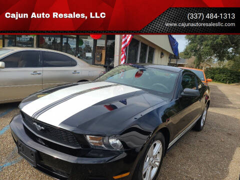 2011 Ford Mustang for sale at Cajun Auto Resales, LLC in Lafayette LA