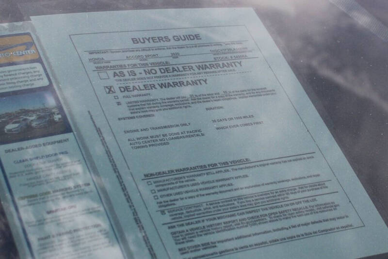 2020 Honda Accord Sport