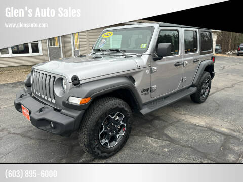 2021 Jeep Wrangler Unlimited for sale at Glen's Auto Sales in Fremont NH