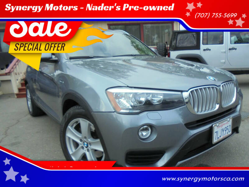 2016 BMW X3 for sale at Synergy Motors - Nader's Pre-owned in Santa Rosa CA