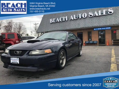 2003 Ford Mustang for sale at Beach Auto Sales in Virginia Beach VA