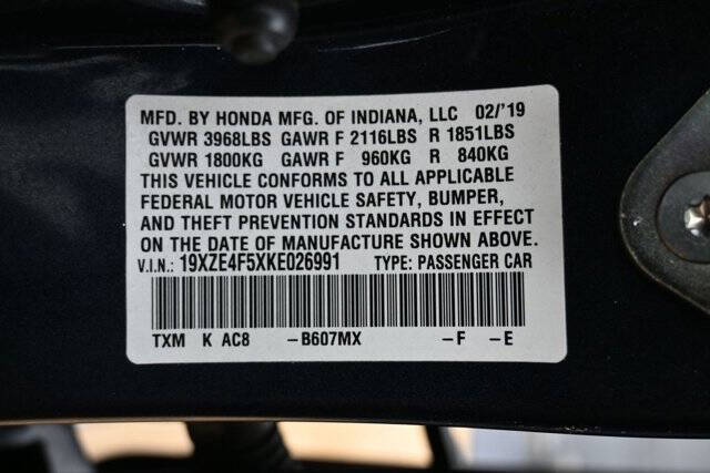 2019 Honda Insight EX