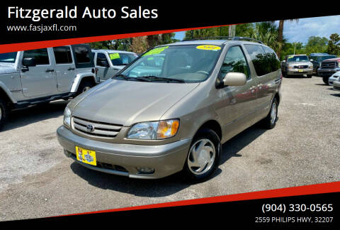 Toyota Sienna For Sale In Jacksonville Fl Fitzgerald Auto Sales