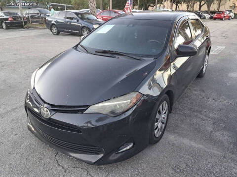 2018 Toyota Corolla for sale at ROYALTON MOTORS in Plantation FL