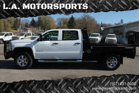 2015 GMC Sierra 2500HD for sale at L.A. MOTORSPORTS in Windom MN