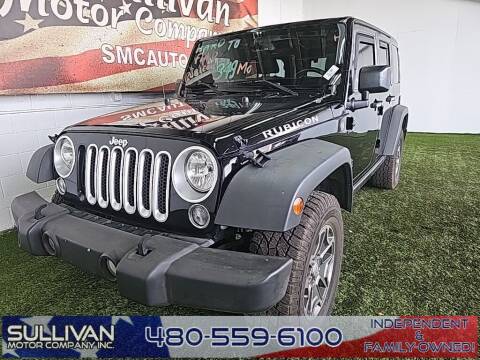 2015 Jeep Wrangler Unlimited for sale at SULLIVAN MOTOR COMPANY INC. in Mesa AZ
