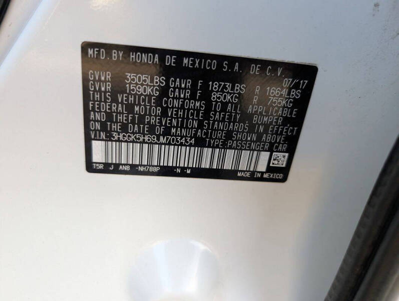 2018 Honda Fit Sport