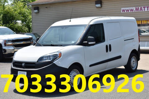 2016 RAM ProMaster City for sale at MANASSAS AUTO TRUCK in Manassas VA