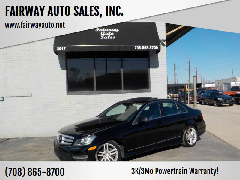 2013 Mercedes-Benz C-Class for sale at FAIRWAY AUTO SALES, INC. in Melrose Park IL