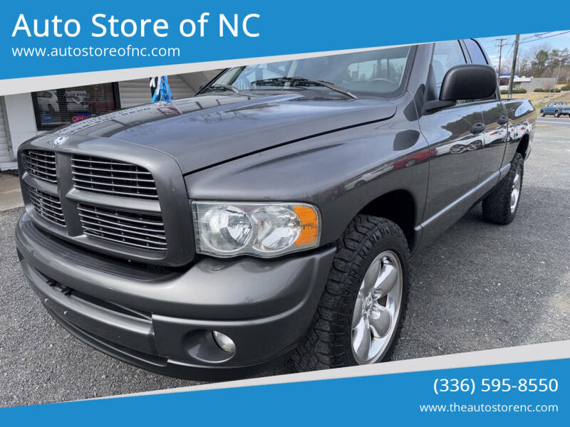 2004 Dodge Ram 1500 for sale at Auto Store of NC in Walnut Cove NC