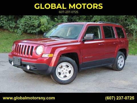 2015 Jeep Patriot for sale at GLOBAL MOTORS in Binghamton NY