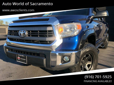 2015 Toyota Tundra for sale at Auto World of Sacramento in Sacramento CA