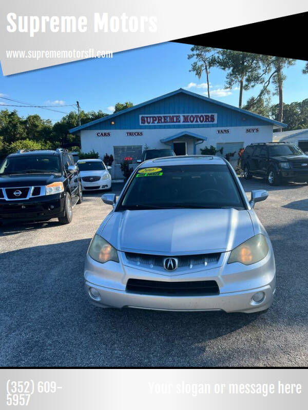 2007 Acura RDX for sale at Supreme Motors in Tavares FL